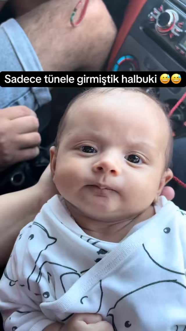Sadece tünele girmiştik halbuki 😅 #bebek #tünel #keşfet #keşfetteyim #trend