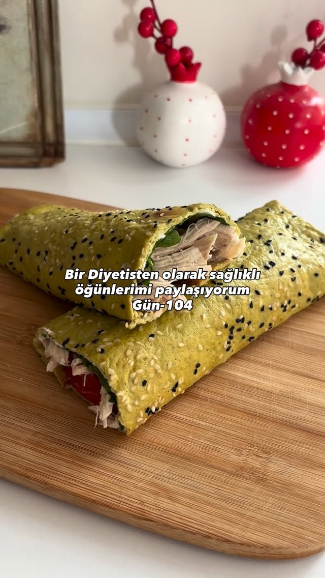 Hem gözü doyuran hem de içeriği besleyici bir dürüm yaptık. Lavaşında un yok🙌🏻 - Lavaş için -1 orta …