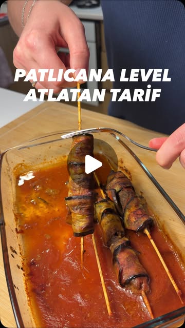 Patlıcanı böyle dene, farkı gör 🤩 Ben normalde patlıcanın o yoğun tadını pek sevmem… ama bu hali bam…