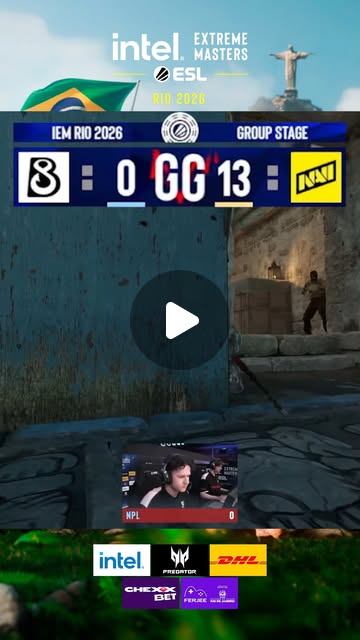 NAVI's first map of #IEM Rio was a 13-0 against B8 🫣 @natus_vincere_official