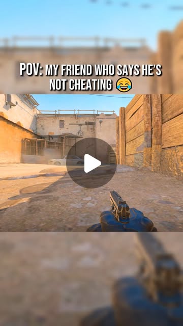 my friend claiming it’s skill 👀 #cs2 #cs2clips #cs2moments #cs2smokes
