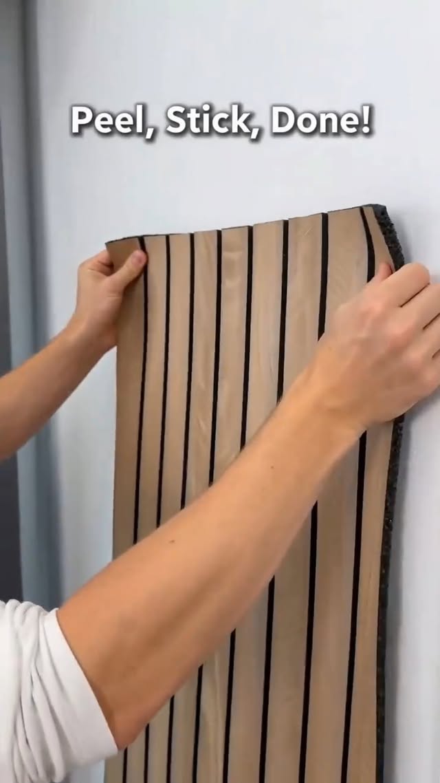 Wood grain wall stickers ✅Dayin Acoustics ✅Acoustic Panel Manufacturing Factory ✅accepts custom orde…