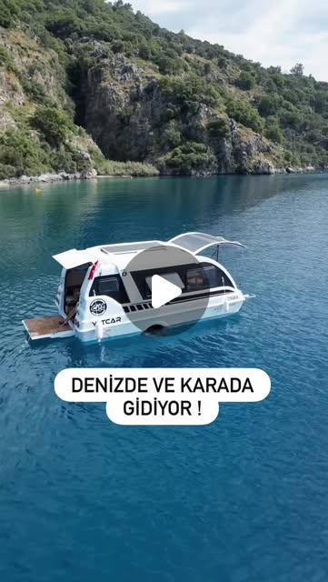Denizde ve karada gidiyor ! Hayırlı günler çekimini yaptığımız karavanın en büyük özelliği hem deniz…