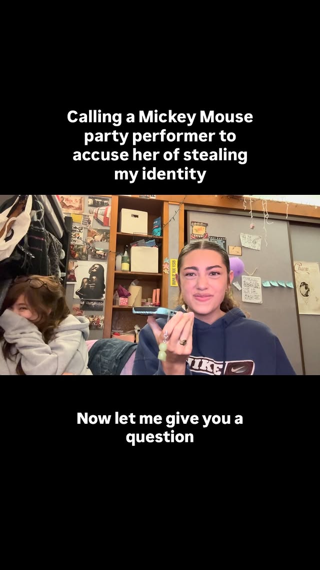 Calling a Mickey Mouse party performer to accuse her of stealing my identity #voiceacting #mickeymou…
