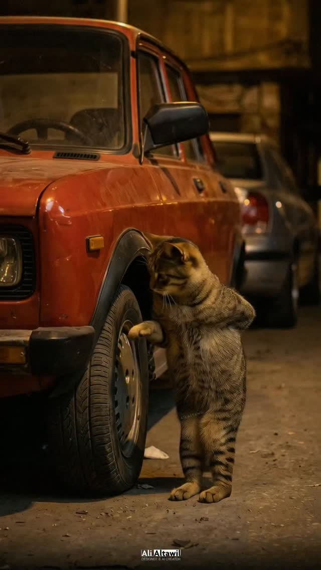 . عايز تنام علشان عندك شغل الصبح القطط مع انذار العربيات 😺😼 لو عايز تعرف الـ workflow اللي اشتغلت عل…