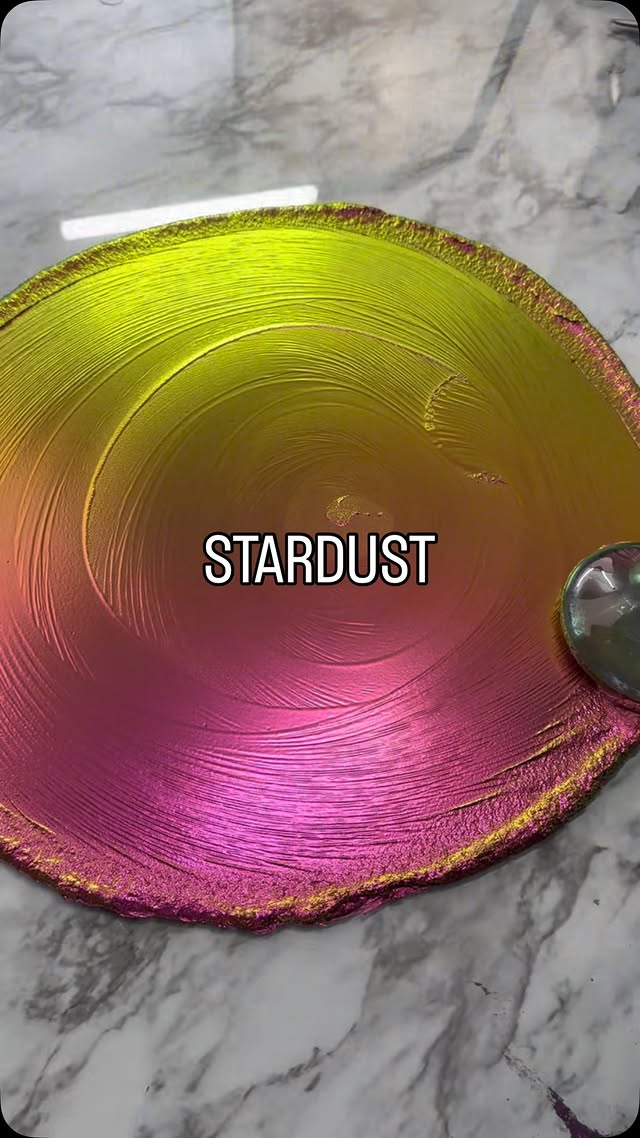 Mulling Stardust 💫 ••• #handmadewatercolor #art #paintmixing satisfying