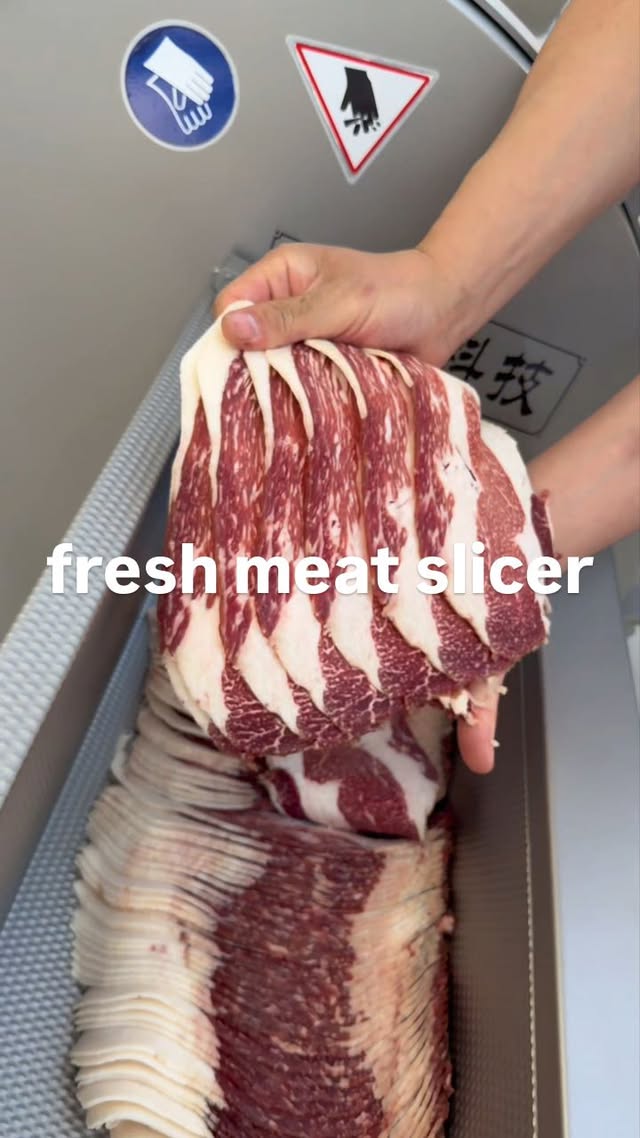 Frozen meat thin slicing made easy: pinpoint accuracy, maximum efficiency! Adjustable slice depth! #…