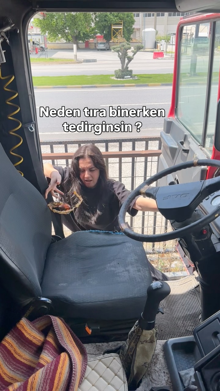 Aslında tır şoförleri arasında gizli bir tarikat var ve giriş ayini olarak koltuğa çay dökmen gereki…