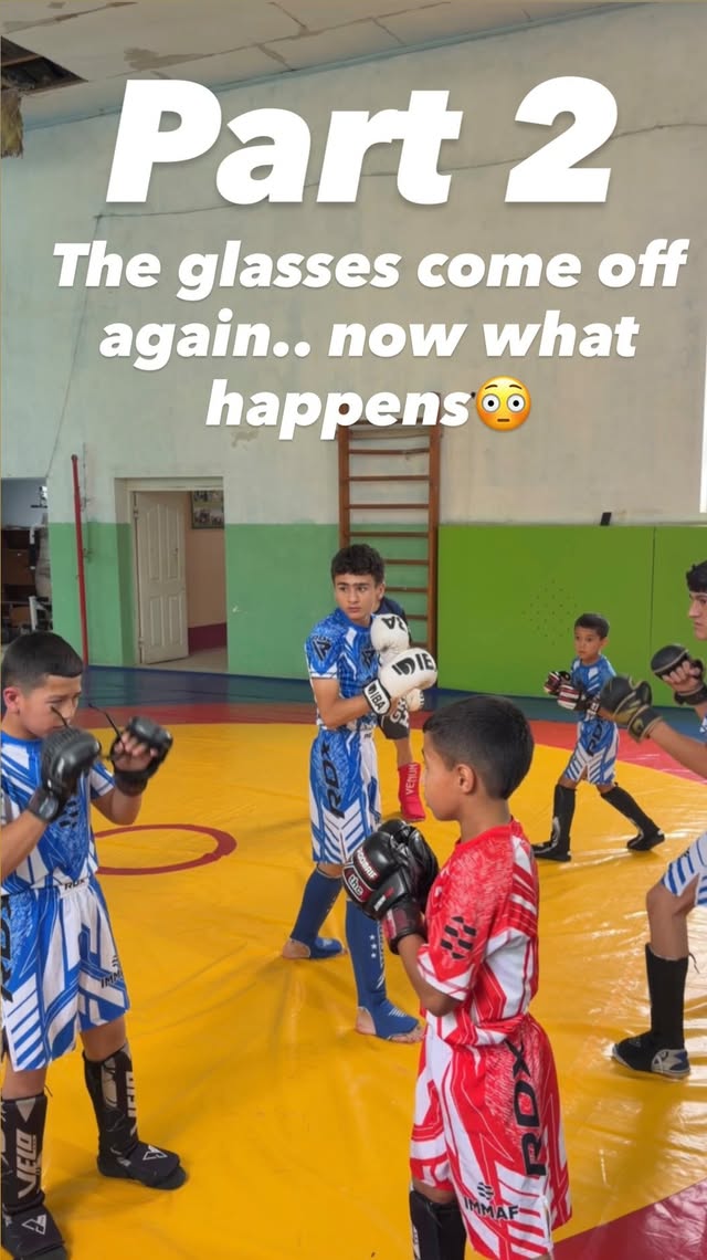 Part 2💀@adham.coach The glasses came off again… now what happens?😳 #sports #uzbekistan #challenger