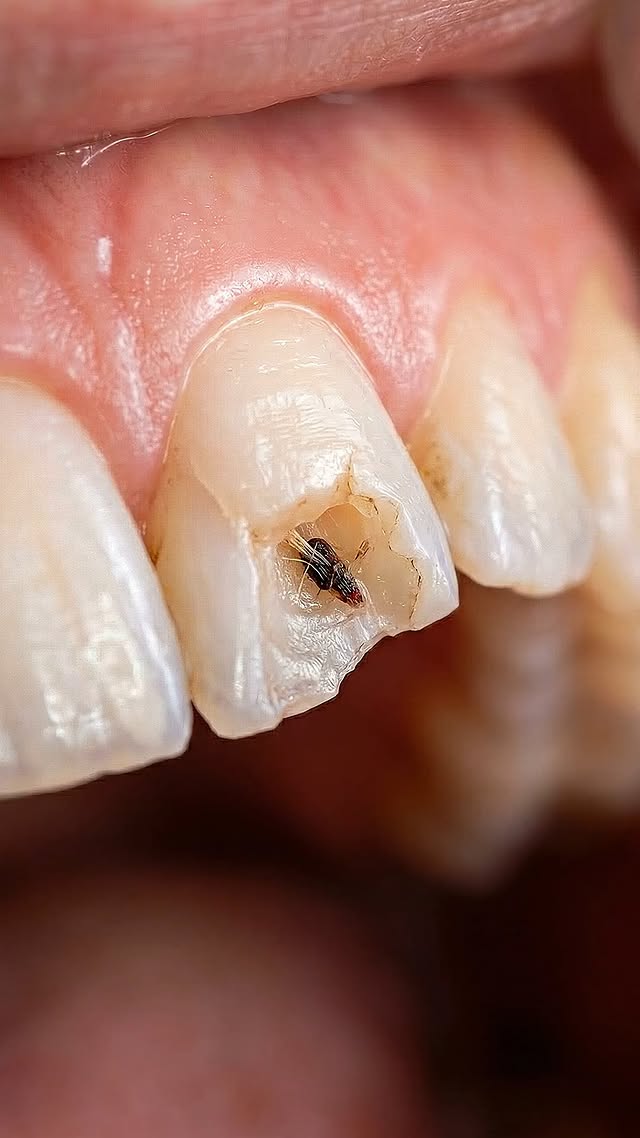 The Hidden Debris: A Satisfying Macro Dental Restoration