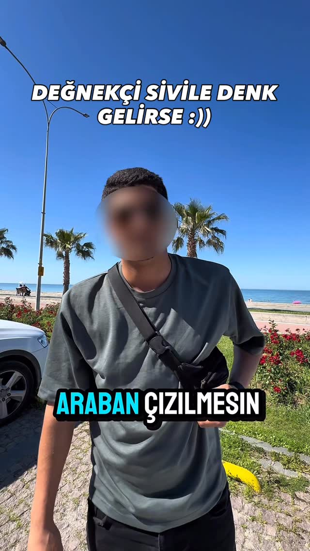 Araban çizilmesin diyor bir de 😂
