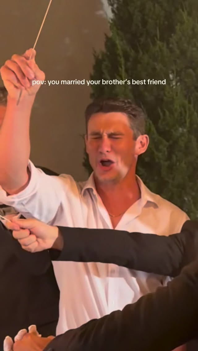 sorry not sorry 🤍😘 #Wedding #funny #bride #brother #trending