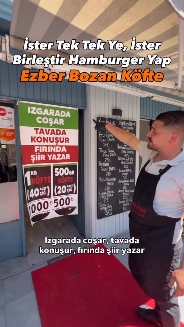 İster Pişmiş İsterseniz Çiğ Olarak Köftelerinizi Köfteci Fuat’tan Alabilirsiniz 😍😍 📍Aksoy Mahallesi,…