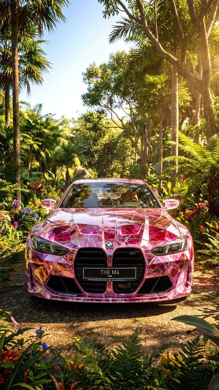 The most iconic BMW spec in the world ♦️ . #ruby #diamond #luxury #cars #bmwrepost @bmwqatarofficial…
