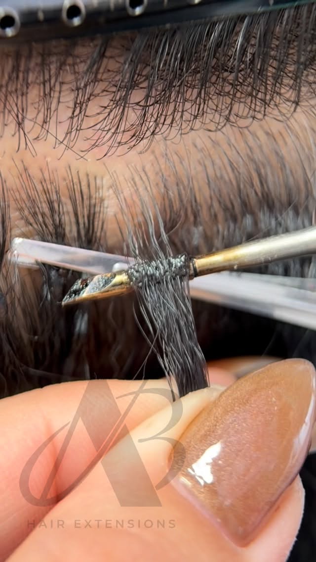 Bead technology with pen tools. #hairextensions#ktipextensions#losangeleshairextensions#ktips#califo…