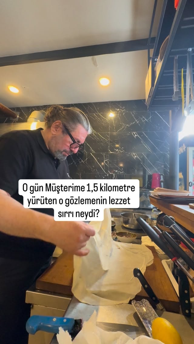 Daha önce Mersin’de kafemizde gözleme yapıyorduk ve müşteriler çok memnundu. Ama kuryelerimizin biri…
