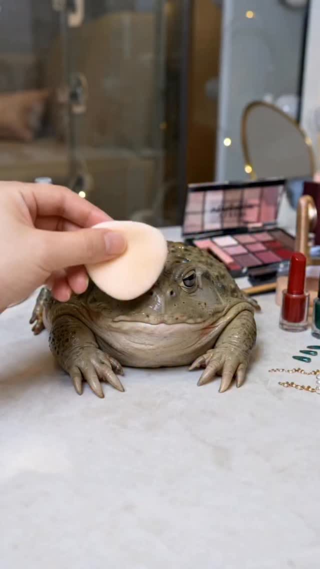 🐸 drama make up 😂