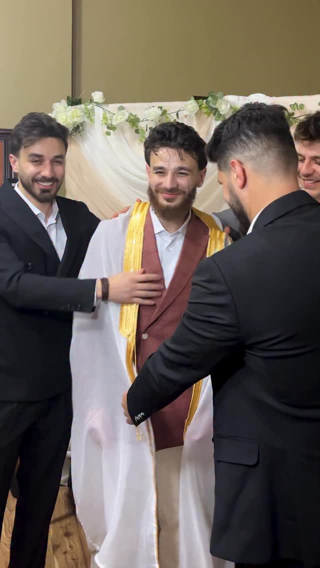 الحمد لله الذي بنعمته تتم الصالحات💍🤍 تم عقد قراني مع البنت الذي اختارها الله لي❤️ اللهم بارك لنا و ع…
