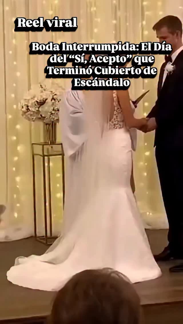 Boda Interrumpida: El Día del “Sí, Acepto” que Terminó Cubierto de Escándalo Autor: Oscar Torres Un …