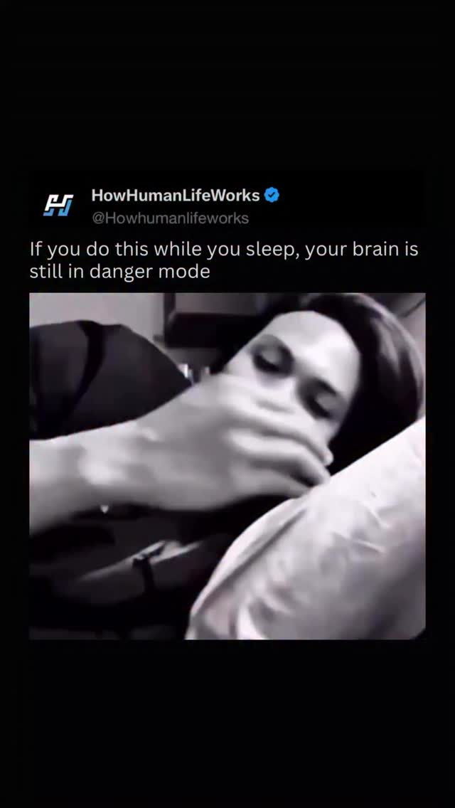 When you sleep with your hands clenched or pressed tightly against your throat and chest, your body …