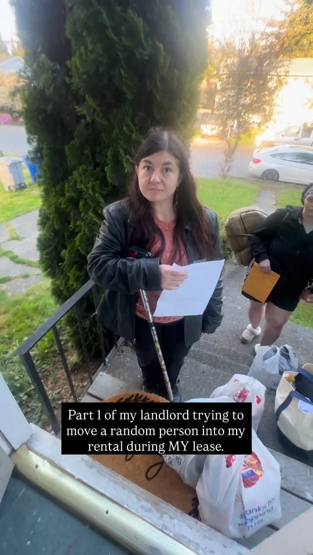 Wednesday, May 13th, I hear someone trying to unlock my door. I run downstairs and I open it to some…