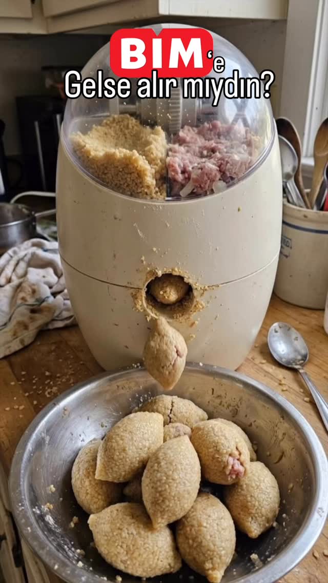 3. seri devam 😅 mantı, sarma derken şimdi içli köfteye sardım 😂 bim bunu getirse olay çıkar 🛒 ben ke…