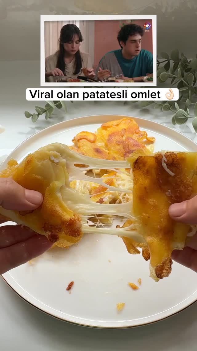 Keşfetimi saran viral olan patatesli omlet👌🏻😍 hafta sonu kahvaltılarına çok yakışacak mutlaka deneyi…