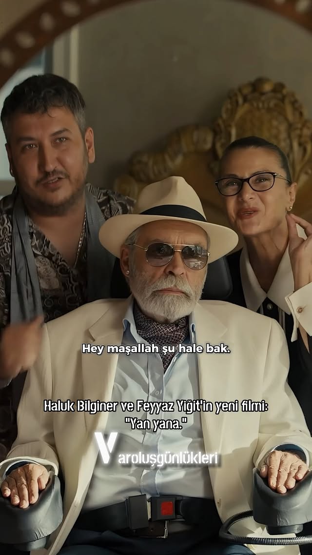 Haluk Bilginer ve Feyyaz Yiğit'in yeni filmi: "Yan yana." halukbilginer_official @feyyazyigit #keşfe…