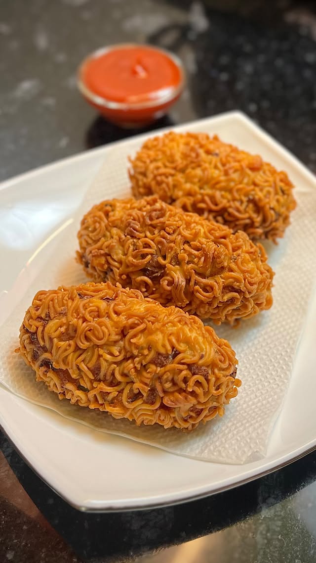 Must Try Crispy Maggi Aloo Rolls😍 I’m using OSTA for importing & organising my favourite recipes fro…