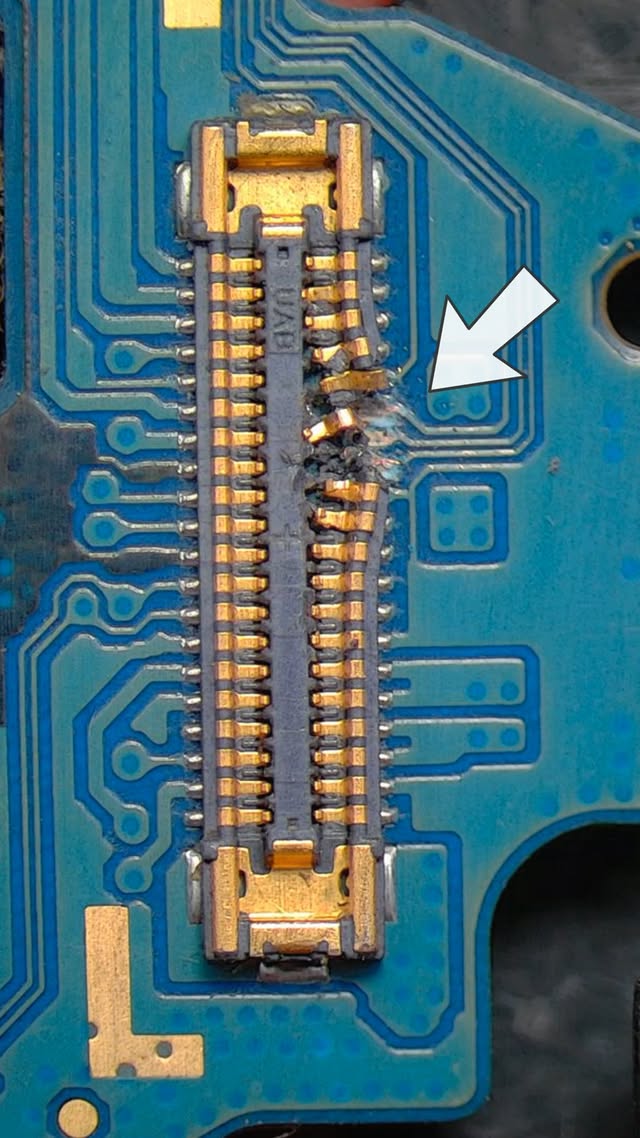 Damage Connector Replace 🔥👍 #mobilerepair #soldering