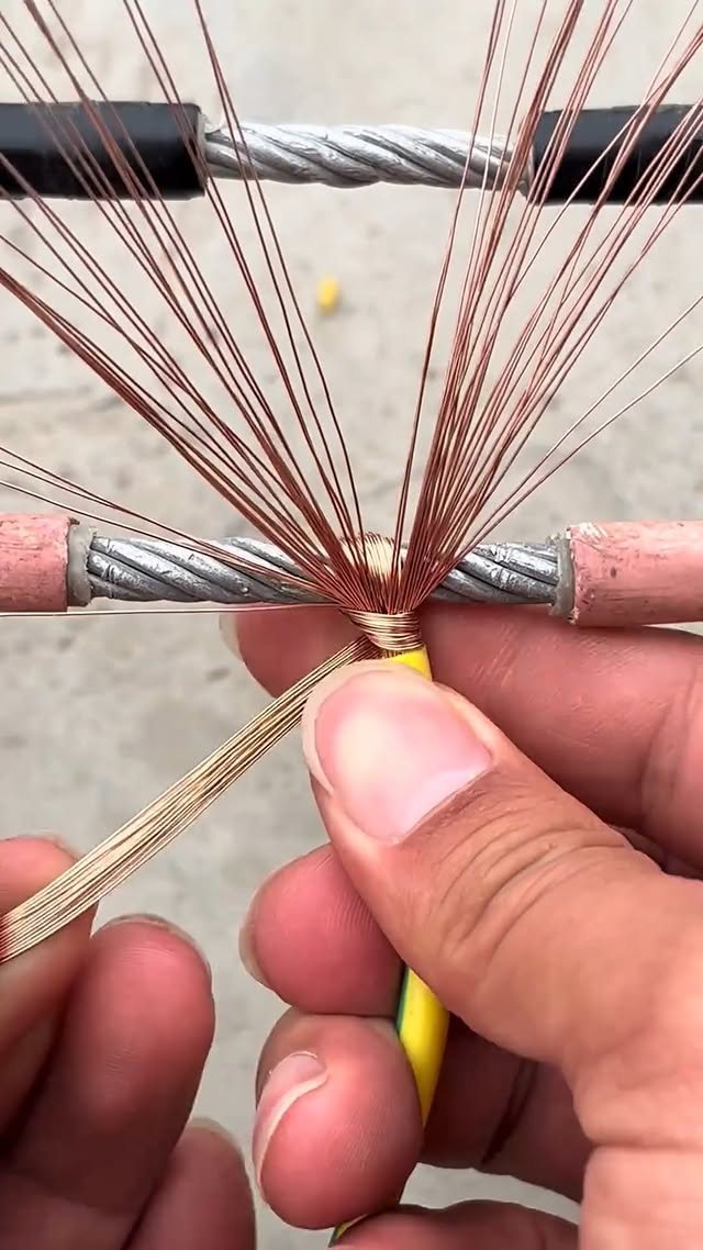It looks like a simple connection, but this is exactly where clean electrical work begins. A well-pr…