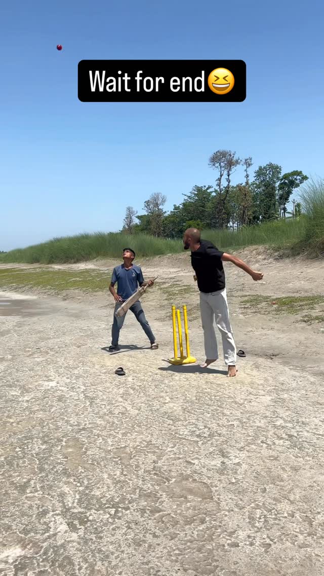 Khatarnak player hai 😆 #funny #cricket #cricketlovers