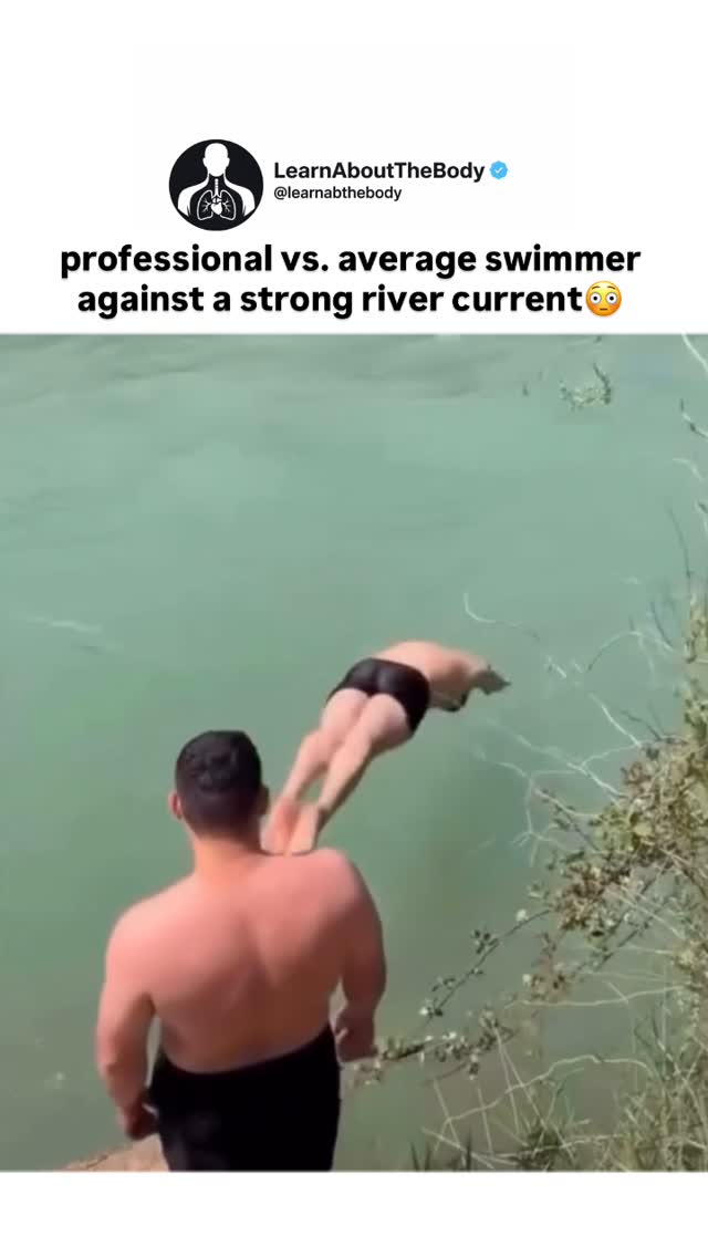 Many viewers assume swimming skill alone defeats a strong river current. The truth is that current s…