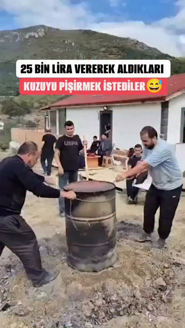 25 bin TL verip aldıkları kuzuyu varilde pişirmek istediler, sonuç hüsran oldu Sosyal medyada paylaş…