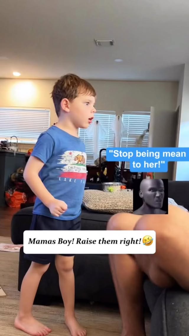 Just a little boy who loves his mama 🫶✨#BoyMom #LoveAndLaughter #MotherSonLove #FamilyMoments #MomLi…