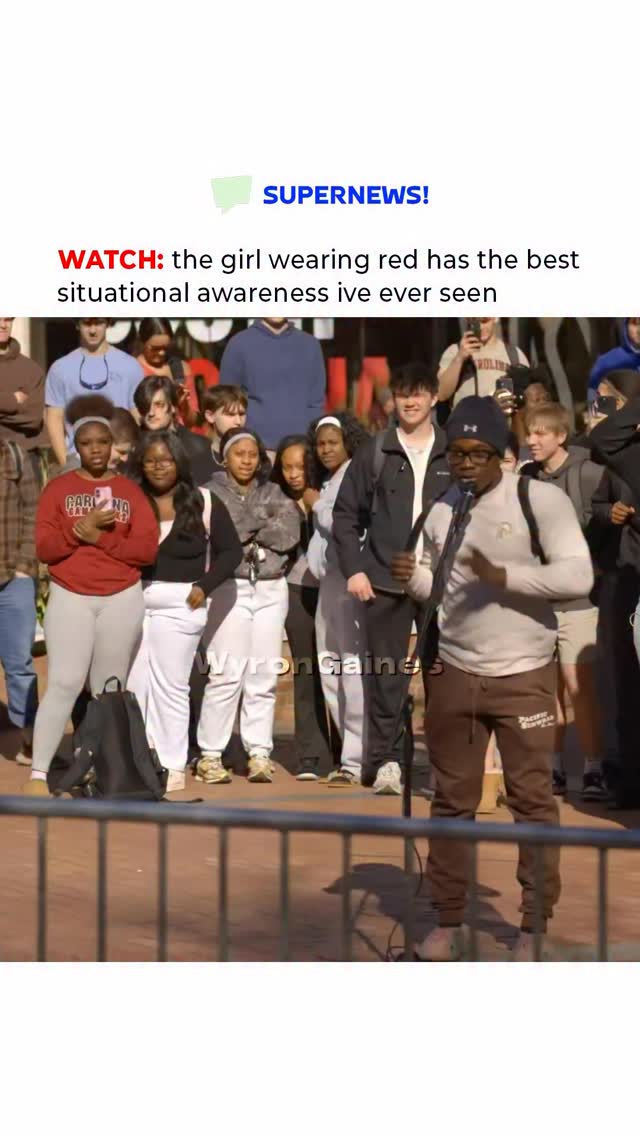 ‼️Myron Gaines was seen questioning a student during a tense exchange after the student reached for …
