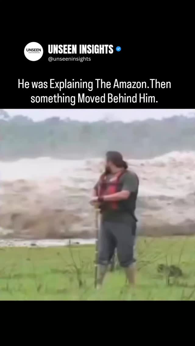 He was calmly explaining the beauty and balance of the Amazon rainforest — the sounds, the insects, …