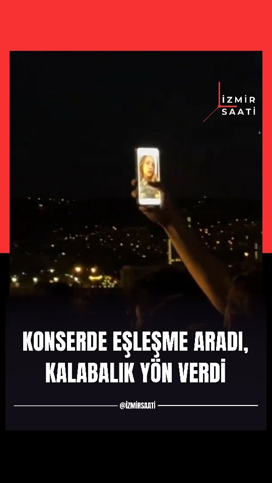 İzmir’deki Motive konserinde bir gencin telefonundan flört uygulamasında eşleşme araması sosyal medy…