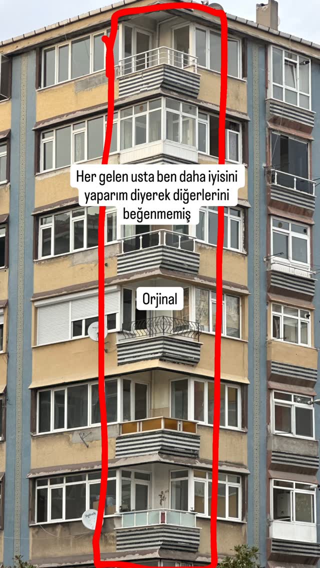 Her gelen usta ben daha iyisini yaparım diyerek diğerlerini beğenmemiş