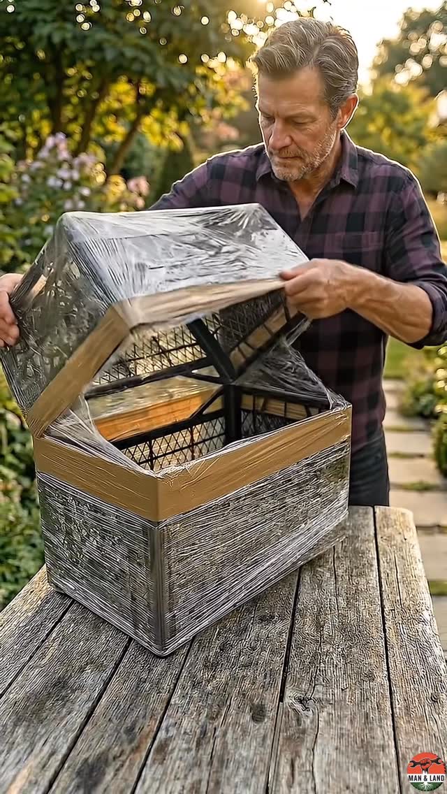 I Turned Plastic Crates Into a Tomato Greenhouse 🍅 Sometimes the simplest ideas work the best 🍅 I ma…