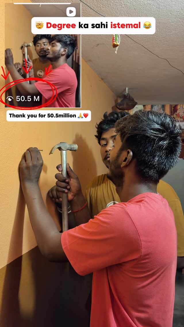 Thank you for 50.5 million 🙏❤️ #explore #viratkohli #friends #comedy #relatable