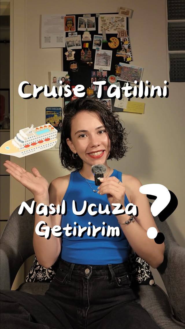 Bu şekilde emekli olmadan da cruise tatili yapabiliriz sanki 🛳️🤔 Siz cruise seyahatine çıkmak istiyo…