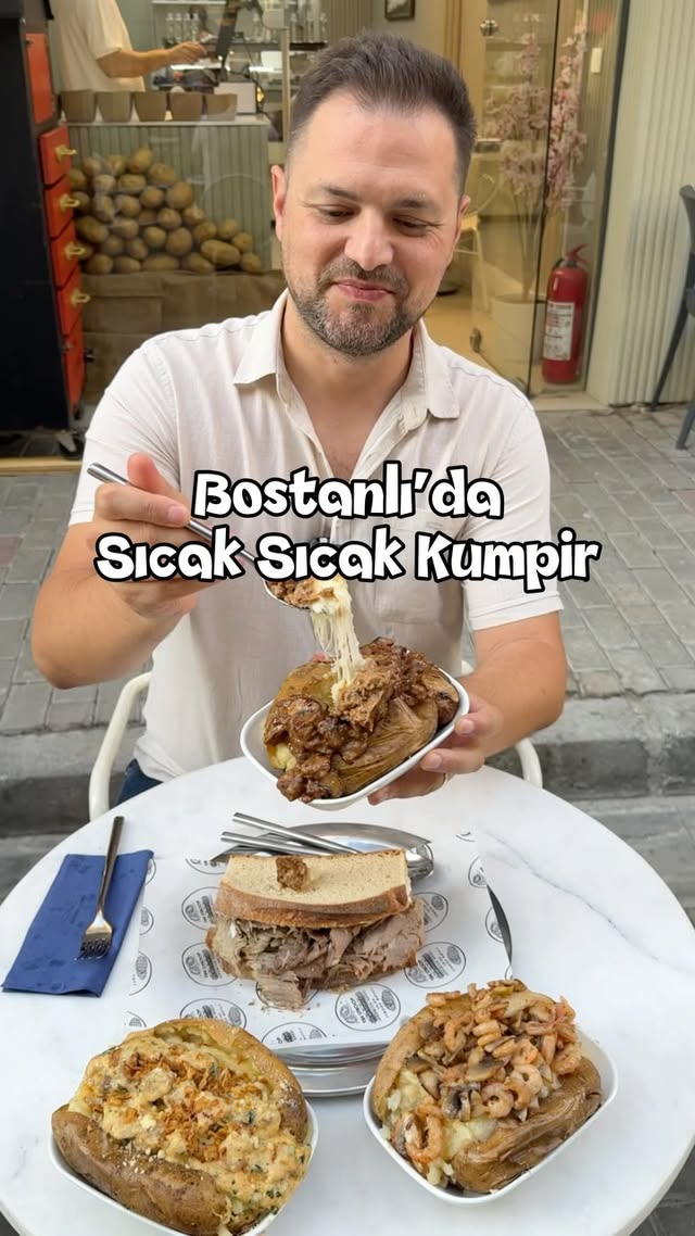 Bostanlı’da yeni bir kumpir 🥔 dükkanı açılmış. @thefries_amsterdam #reklam yeni şubesi aslında. Heme…