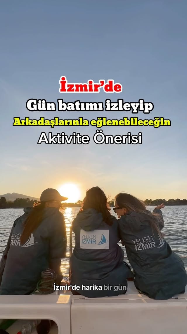 📍 İzmir Marinadan kalkan @yelkenizmir_ ile muhteşem gün batımı manzarası eşliğinde körfez turu yapab…